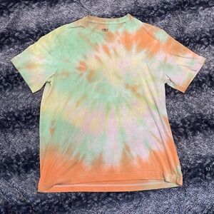 Athletic Works Men’s Medium Tie Dyed Upcycled Short Sleeve T-Shirt
